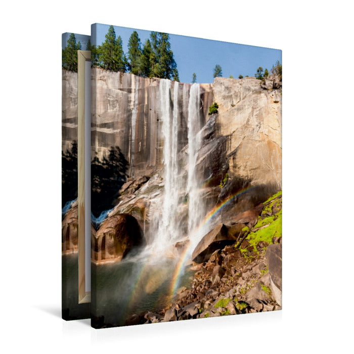 Premium Textil-Leinwand Premium Textil-Leinwand 60 cm x 90 cm hoch Vernal Falls - Yosemite