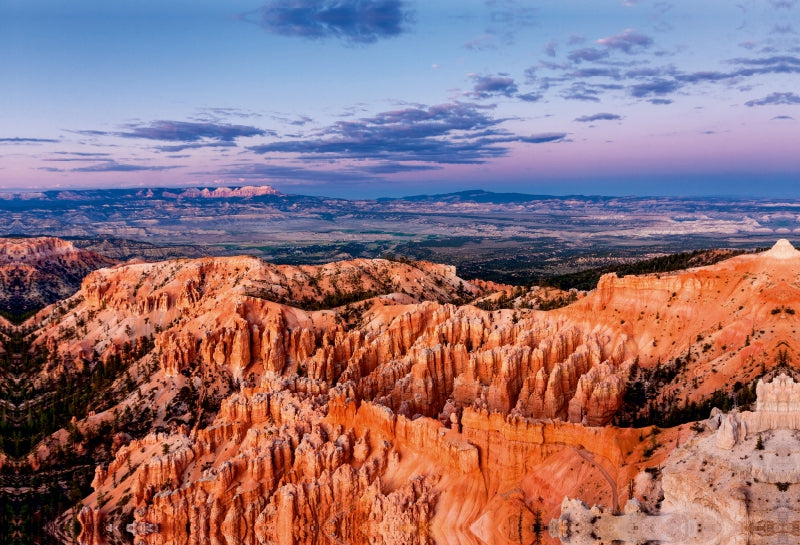 Toile textile de qualité supérieure Toile textile de qualité supérieure 90 cm x 60 cm Paysage Bryce Canyon NP - Vue depuis Inspiration Point 