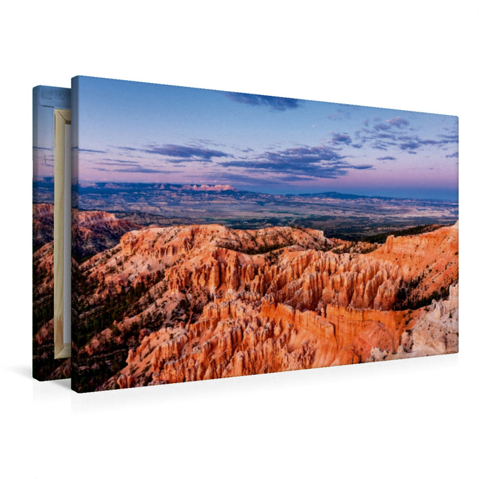 Premium Textil-Leinwand Premium Textil-Leinwand 90 cm x 60 cm quer Bryce Canyon NP - Blick vom Inspiration Point