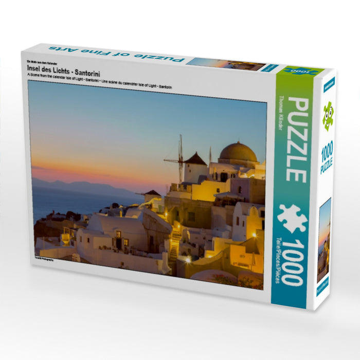 Insel des Lichts - Santorini - CALVENDO Foto-Puzzle - calvendoverlag 29.99