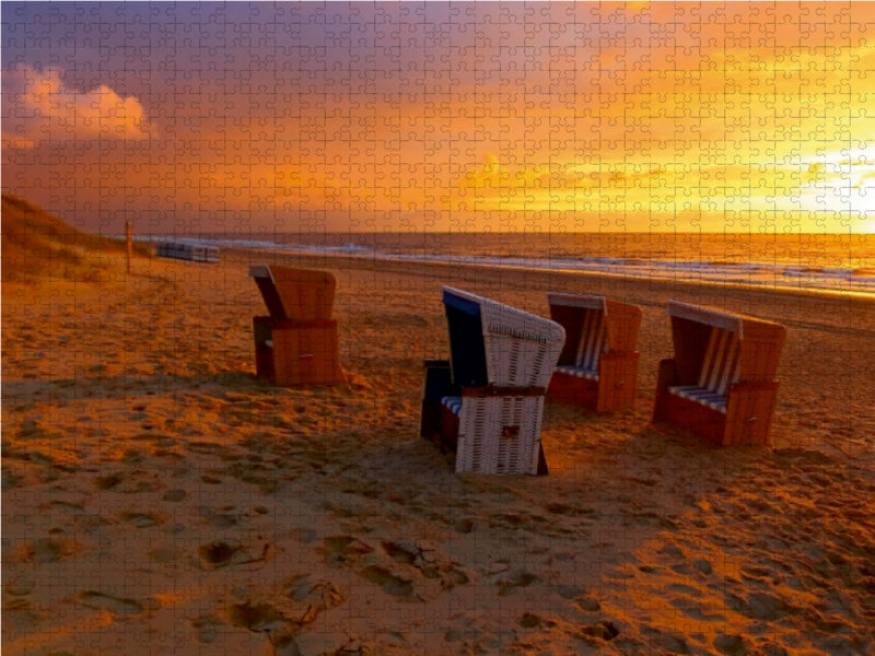 Sylt Sonnenuntergang - CALVENDO Foto-Puzzle - calvendoverlag 29.99