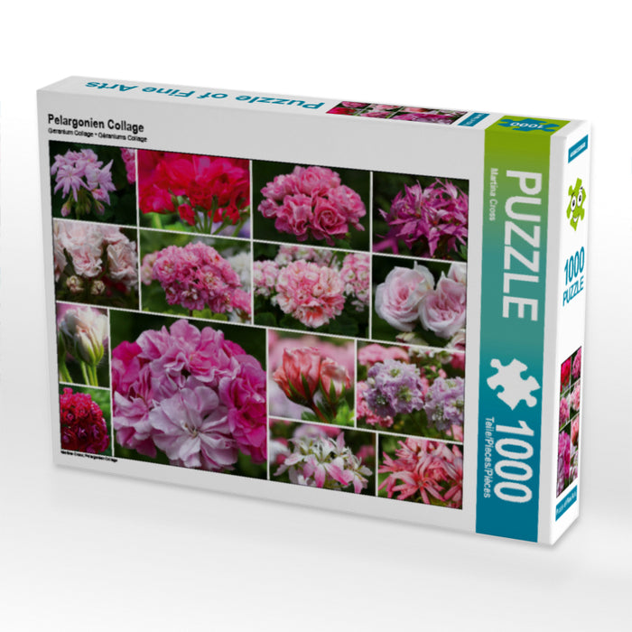 Pelargonien Collage - CALVENDO Foto-Puzzle - calvendoverlag 29.99