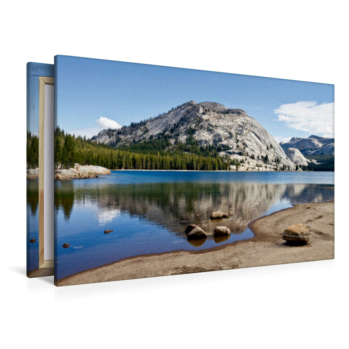 Premium Textil-Leinwand Premium Textil-Leinwand 120 cm x 80 cm quer YOSEMITE Tenaya Lake