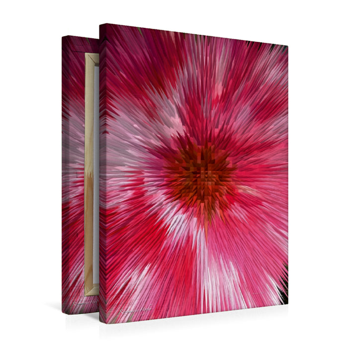 Premium Textil-Leinwand Premium Textil-Leinwand 50 cm x 75 cm hoch Ein Motiv aus dem Kalender Flower Explosion PHOTO ART° by Rosemarie Hofer