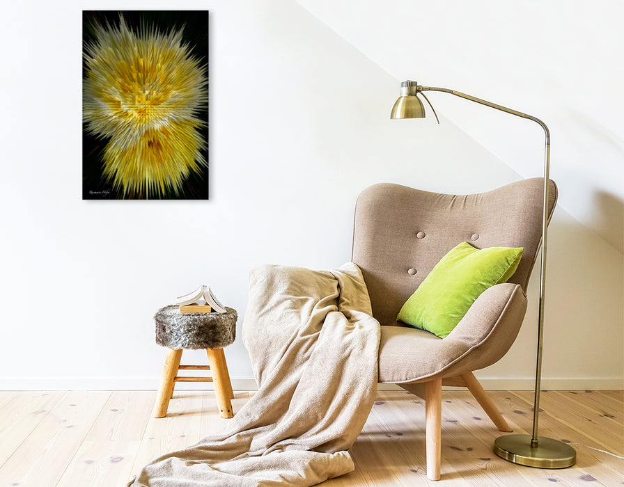 Premium Textil-Leinwand Premium Textil-Leinwand 50 cm x 75 cm hoch Flower Explosion I PHOTO ART° by Rosemarie Hofer