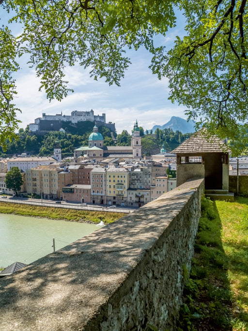 SALZBURG Blick auf die Altstadt mit Stadtmauer - CALVENDO Foto-Puzzle - calvendoverlag 29.99