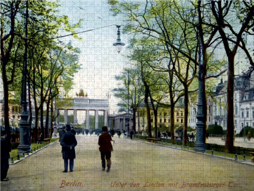 Brandenburger Tor in Berlin 1909 - CALVENDO Foto-Puzzle - calvendoverlag 29.99