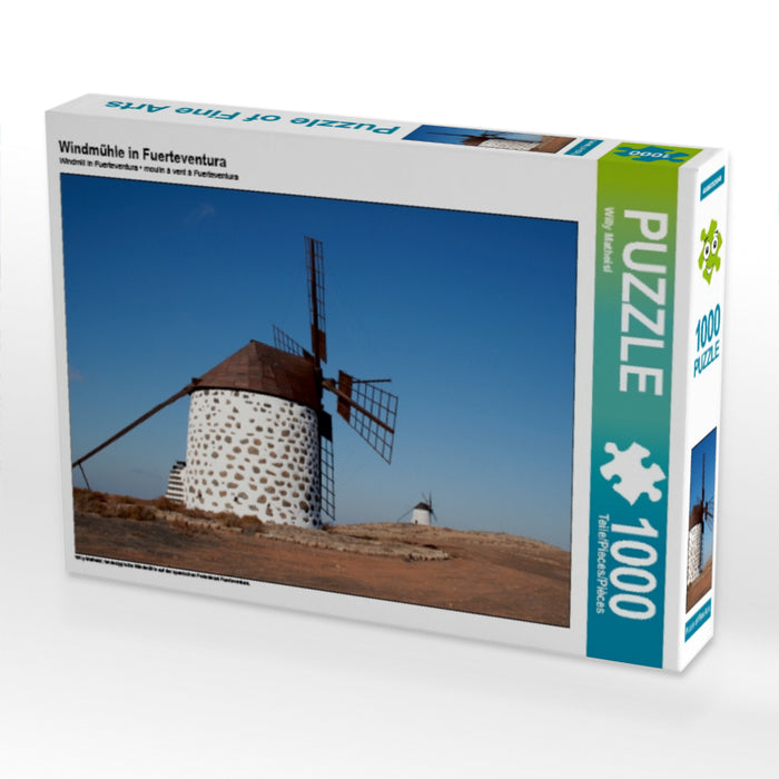 Windmühle in Fuerteventura - CALVENDO Foto-Puzzle - calvendoverlag 29.99