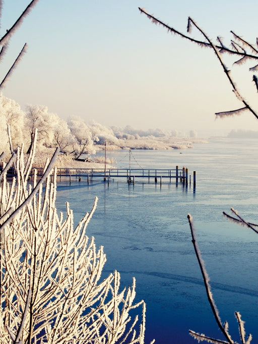 Winter am Hohennauener See im Havelland - CALVENDO Foto-Puzzle - calvendoverlag 29.99