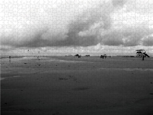Pfahlbauten am Strand - CALVENDO Foto-Puzzle - calvendoverlag 29.99