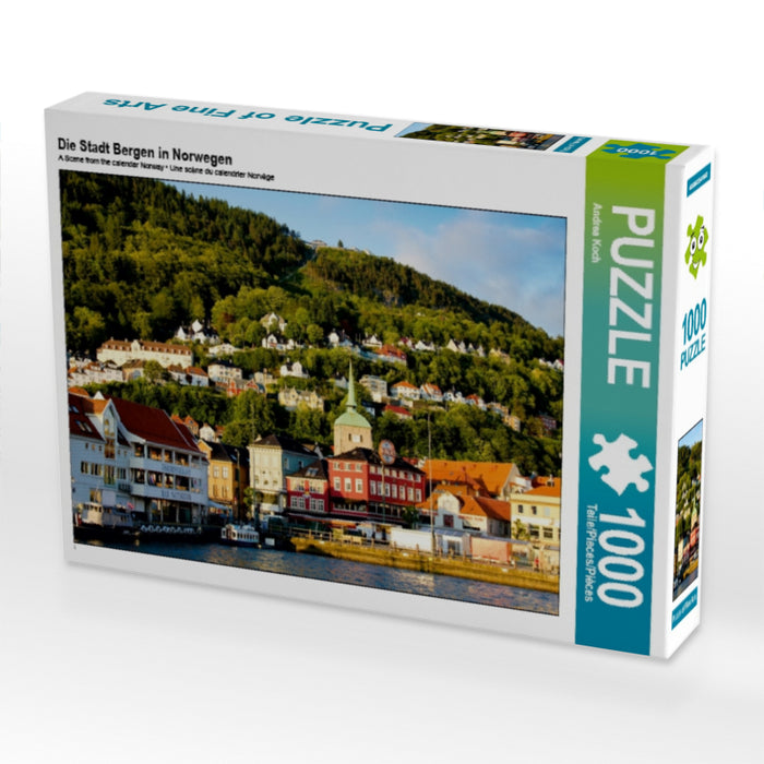 Die Stadt Bergen in Norwegen - CALVENDO Foto-Puzzle - calvendoverlag 29.99