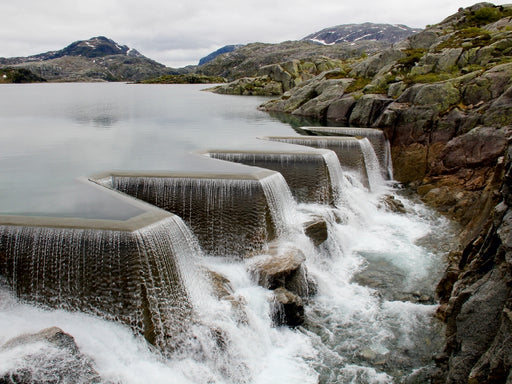 Staudamm in Norwegen - CALVENDO Foto-Puzzle - calvendoverlag 29.99