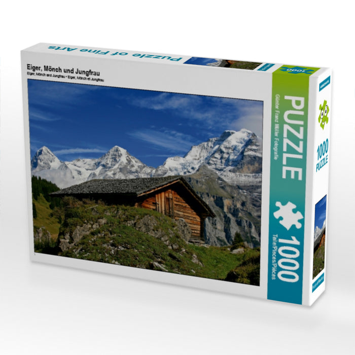 Eiger, Mönch und Jungfrau - CALVENDO Foto-Puzzle - calvendoverlag 29.99