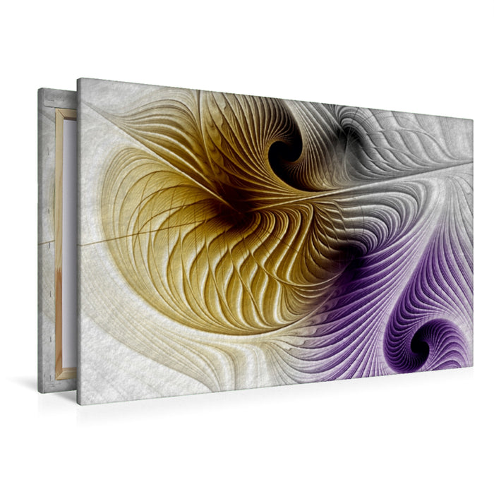 Premium Textil-Leinwand Premium Textil-Leinwand 120 cm x 80 cm quer Ein Motiv aus dem Kalender Impressionen auf Stein