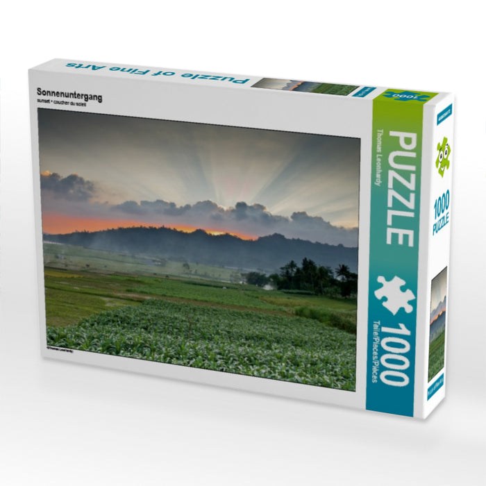 Sonnenuntergang - CALVENDO Foto-Puzzle - calvendoverlag 29.99