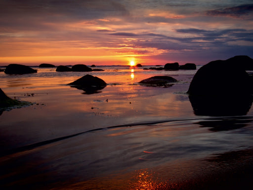 Sonnenuntergang vor Hasle - CALVENDO Foto-Puzzle - calvendoverlag 29.99