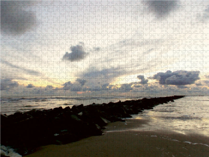 Abends am Strand von Texel - CALVENDO Foto-Puzzle - calvendoverlag 29.99