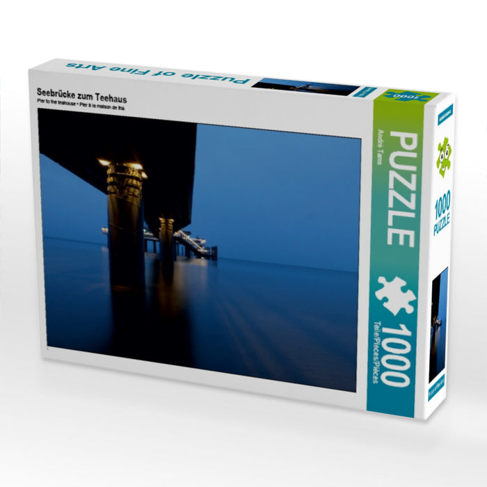 Seebrücke zum Teehaus - CALVENDO Foto-Puzzle - calvendoverlag 29.99