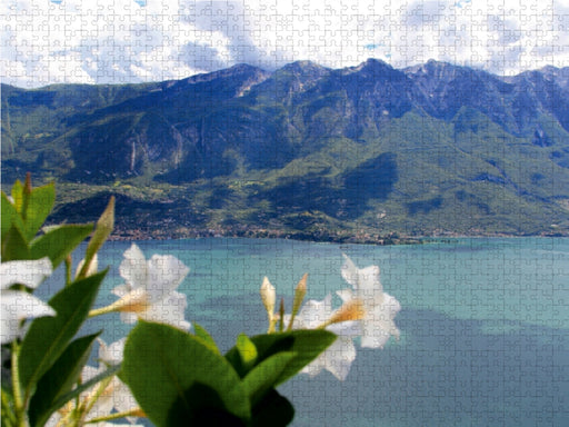 Blick von Pieve auf Malcesine - CALVENDO Foto-Puzzle - calvendoverlag 29.99