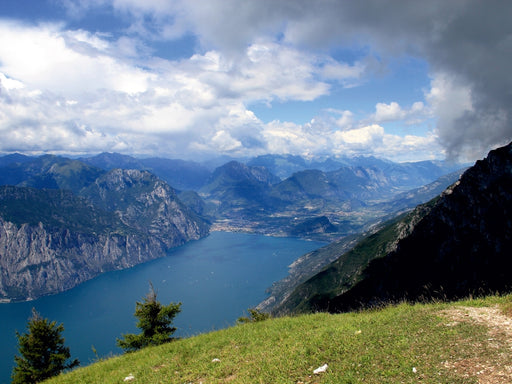 Blick vom Monte Baldo auf Riva del Garda - CALVENDO Foto-Puzzle - calvendoverlag 29.99