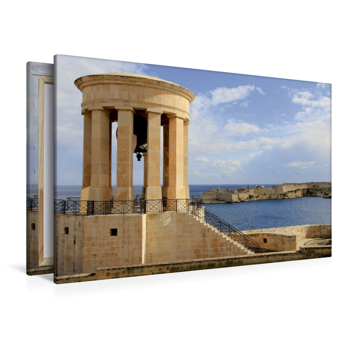 Premium Textil-Leinwand Premium Textil-Leinwand 120 cm x 80 cm quer Siege Bell War Memorial, Valletta