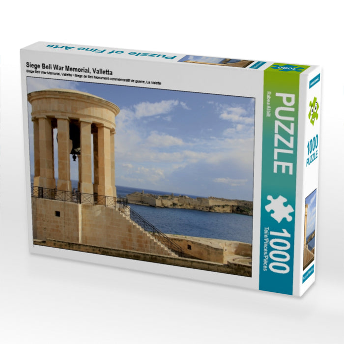 Siege Bell War Memorial, Valletta - CALVENDO Foto-Puzzle - calvendoverlag 29.99