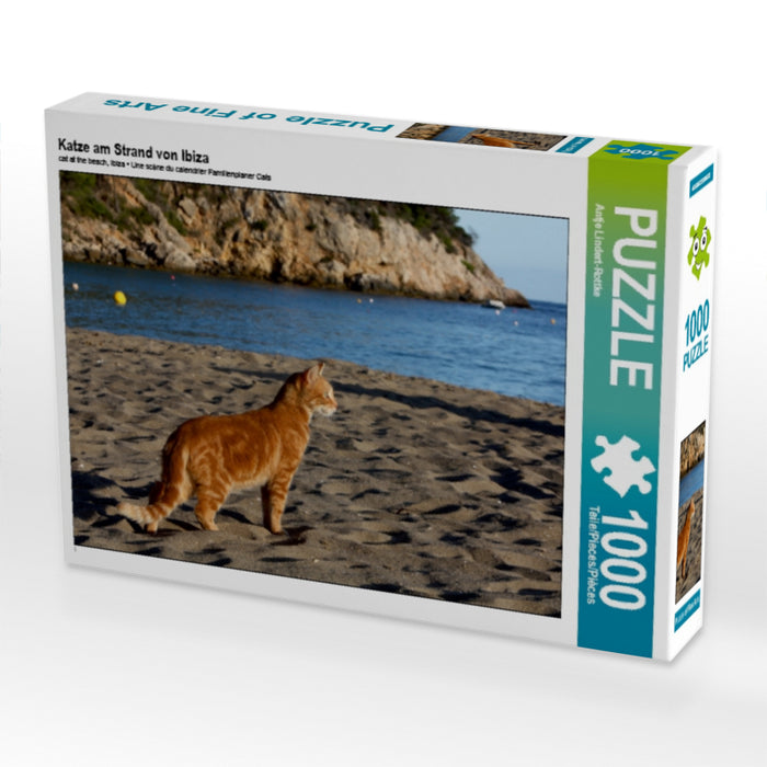 Katze am Strand von Ibiza - CALVENDO Foto-Puzzle - calvendoverlag 29.99