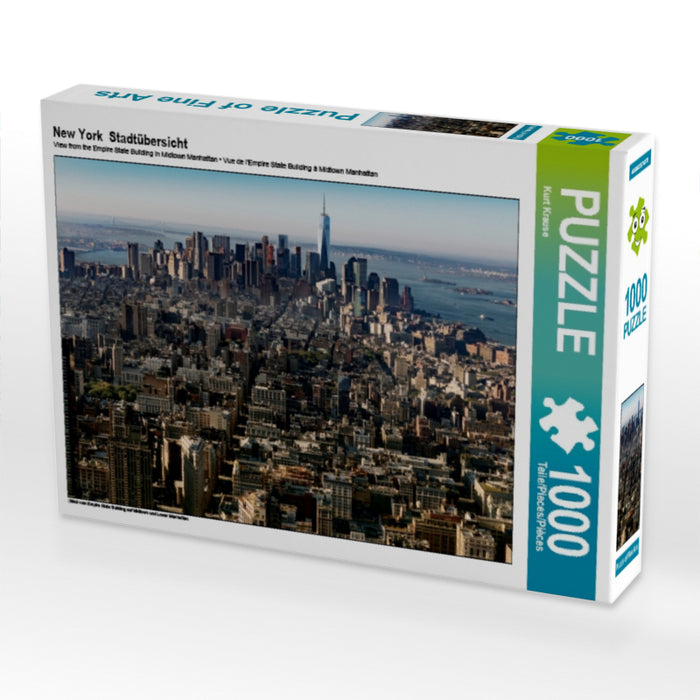 New York  Stadtübersicht - CALVENDO Foto-Puzzle - calvendoverlag 29.99