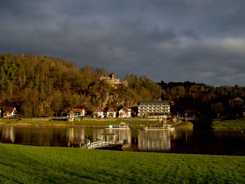 Fährübergang Rathen, Deutschland - CALVENDO Foto-Puzzle - calvendoverlag 29.99