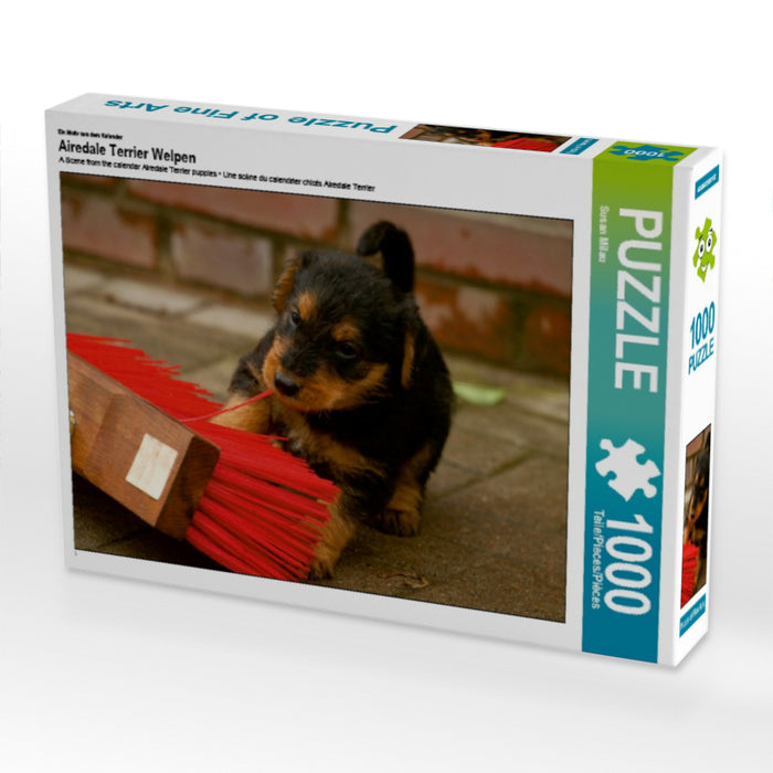 Airedale Terrier Welpen - CALVENDO Foto-Puzzle - calvendoverlag 29.99