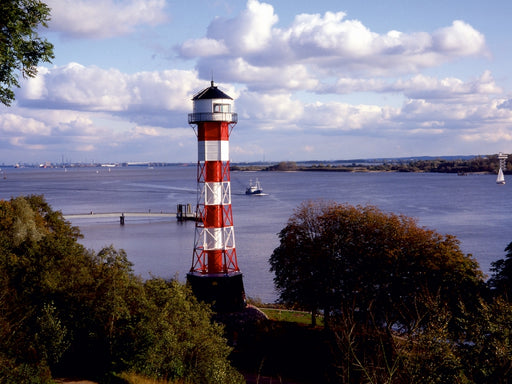 Leuchtturm Wittenbergen, Elbe - CALVENDO Foto-Puzzle - calvendoverlag 29.99