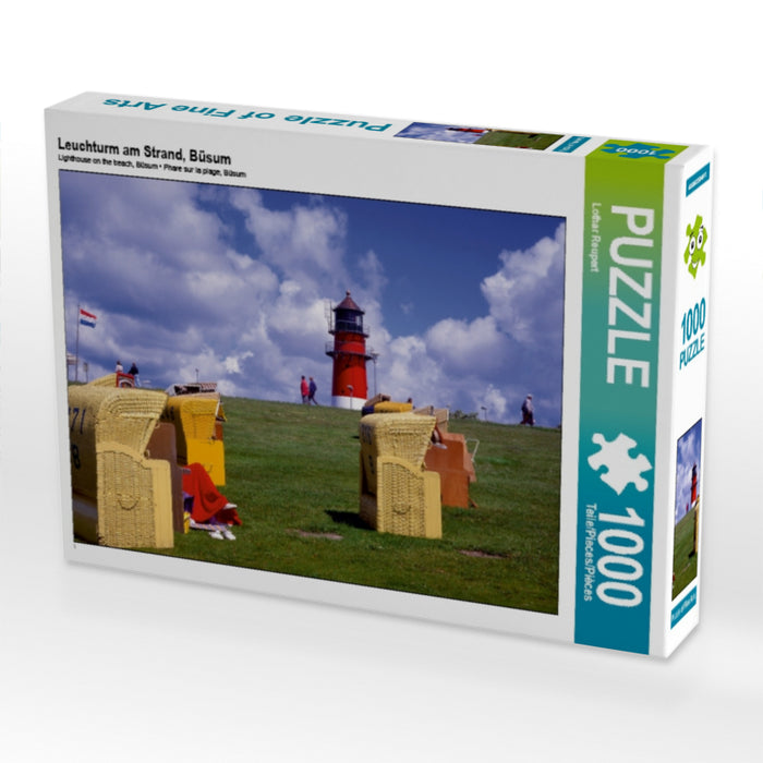 Leuchturm am Strand, Büsum - CALVENDO Foto-Puzzle - calvendoverlag 29.99