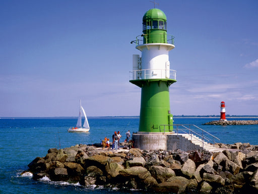 Leuchtturm Warnemünde - CALVENDO Foto-Puzzle - calvendoverlag 29.99