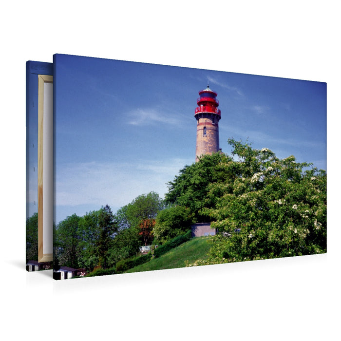 Toile textile premium Toile textile premium 120 cm x 80 cm paysage Phare Cap Arkona 