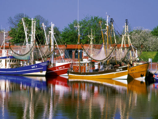 Malerische Fischerhäfen in Norddeutschland - CALVENDO Foto-Puzzle - calvendoverlag 29.99