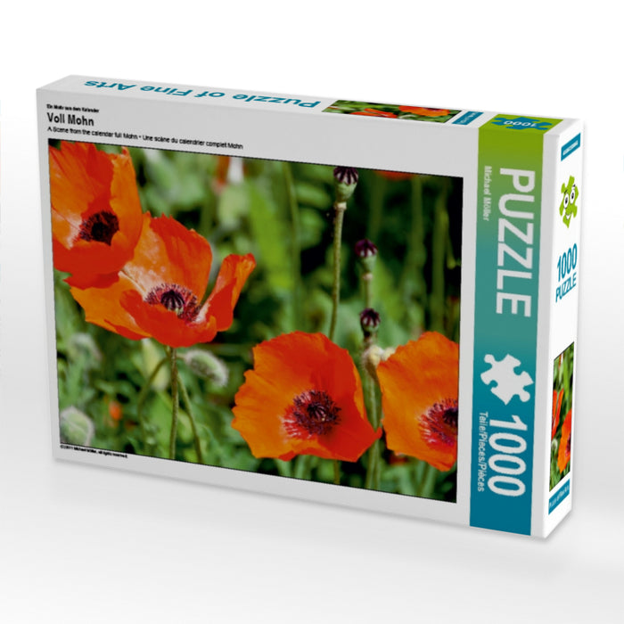 Voll Mohn - CALVENDO Foto-Puzzle - calvendoverlag 29.99