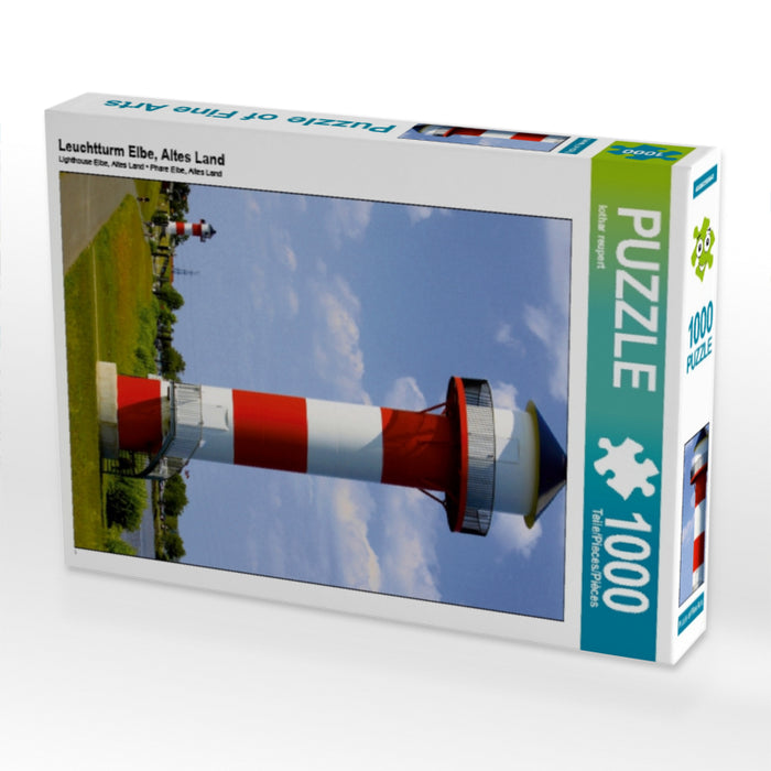 Leuchtturm Elbe, Altes Land - CALVENDO Foto-Puzzle - calvendoverlag 29.99