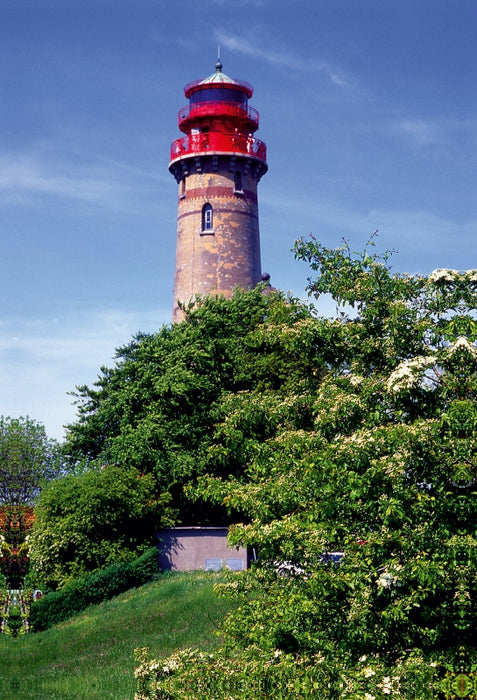 Toile textile haut de gamme Toile textile haut de gamme 60 cm x 90 cm de haut Phare du cap Arkona, île de Rügen 