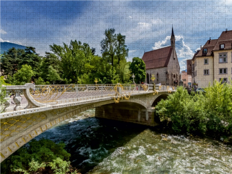 MERAN Postbrücke - CALVENDO Foto-Puzzle - calvendoverlag 29.99