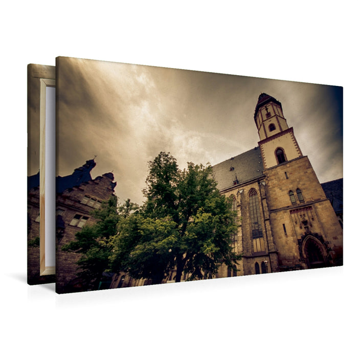 Premium Textil-Leinwand Premium Textil-Leinwand 120 cm x 80 cm quer Thomaskirche