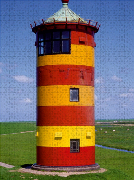 Pilsumer Leuchtturm - CALVENDO Foto-Puzzle - calvendoverlag 29.99