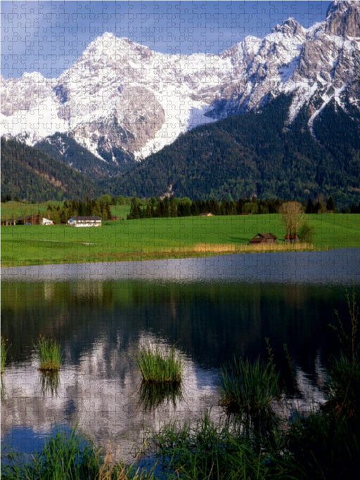 Schmalsee am Karwendelgebirge - CALVENDO Foto-Puzzle - calvendoverlag 29.99