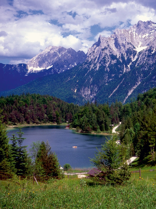 Lautersee am Karwendelgebirge - CALVENDO Foto-Puzzle - calvendoverlag 29.99