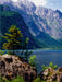Obersee, umgeben von hohen Bergen - CALVENDO Foto-Puzzle - calvendoverlag 29.99