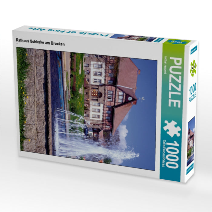 Rathaus Schierke am Brocken - CALVENDO Foto-Puzzle - calvendoverlag 29.99