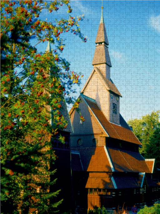 Stabkirche Hahnenklee - CALVENDO Foto-Puzzle - calvendoverlag 29.99