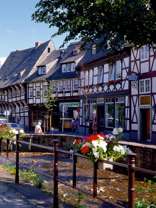 Fachwerkhäuser am Gose-Kanal in Goslar - CALVENDO Foto-Puzzle - calvendoverlag 29.99