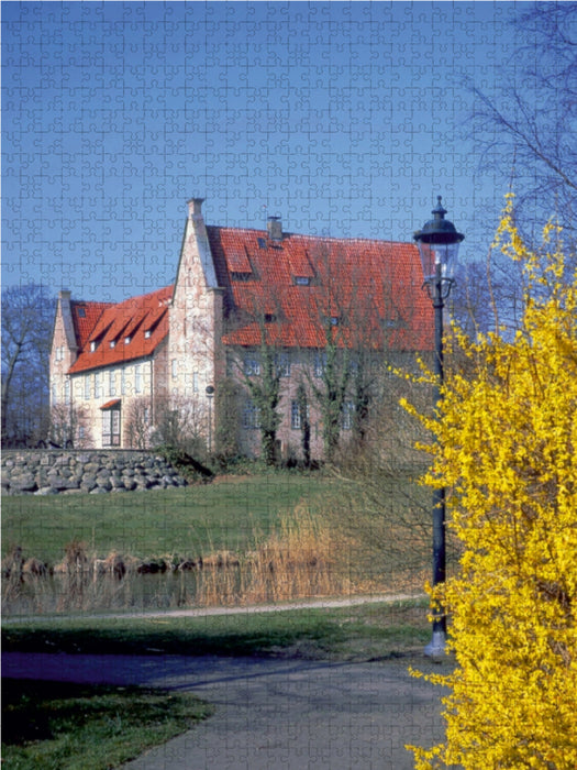 Burg Bederkesa aus dem 12. Jahrhundert - CALVENDO Foto-Puzzle - calvendoverlag 29.99