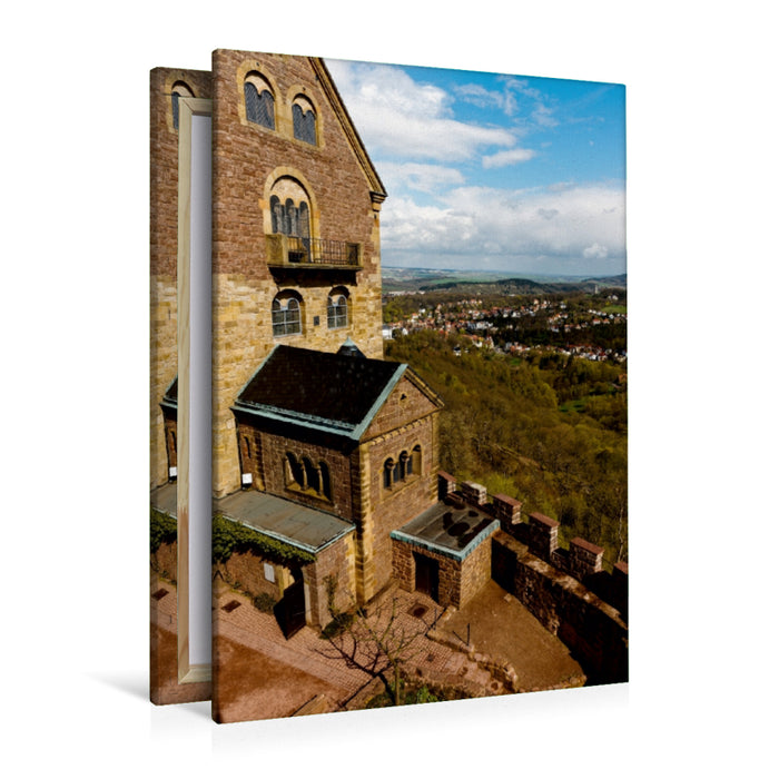 Premium Textil-Leinwand Premium Textil-Leinwand 80 cm x 120 cm  hoch Eisenach - Blick vom Turm