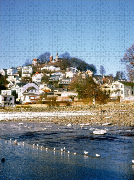 Blick auf den Süllberg in Blankenese - CALVENDO Foto-Puzzle - calvendoverlag 29.99